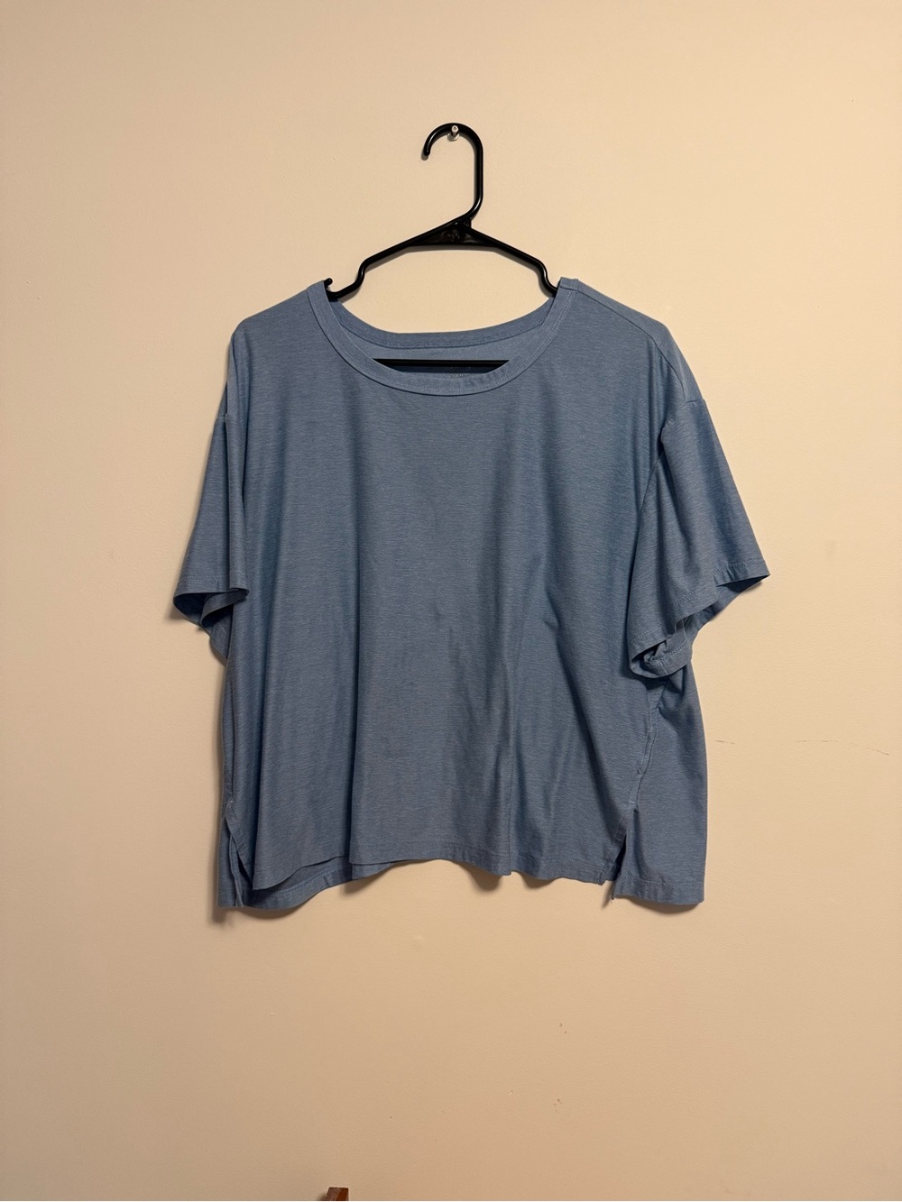 Women’s Relaxed Fit Blue Crewneck T-Shirt